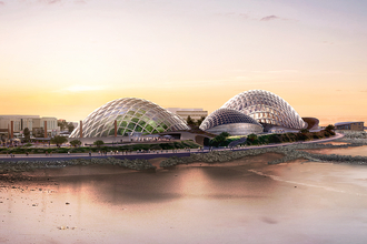 An artists rendering of the new Eden Project North build