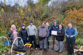 Group at Heysham Allotment 