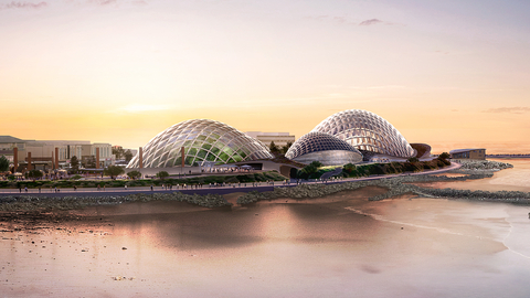 An artists rendering of the new Eden Project North build