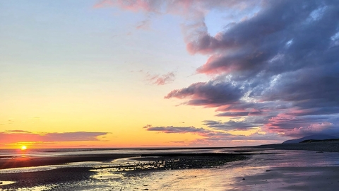 Earnse Bay at sunset