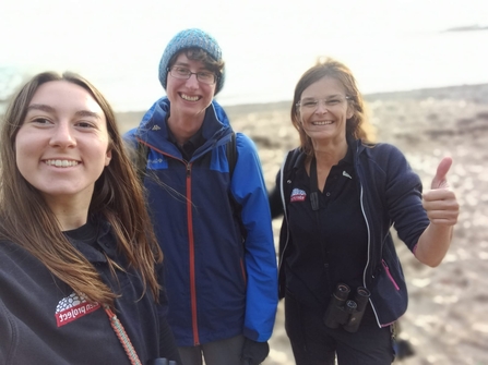 Megan, Alex and Deborah from the Morecambe hub