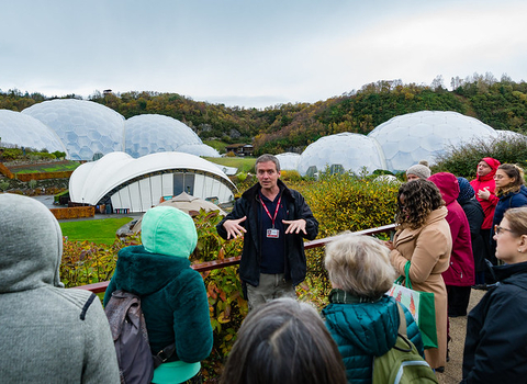 Group at Eden Project Cornwall